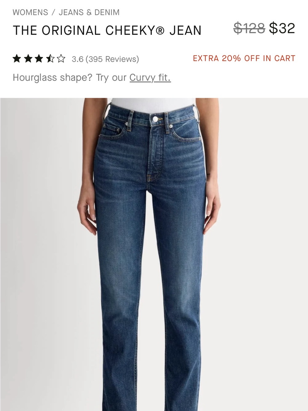 Everlane Skinny Jeans in Medium Dark Blue Wash “Vintage dark”